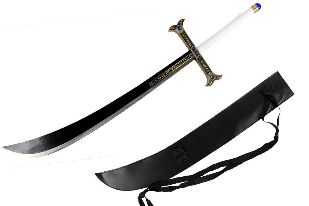  Animation Cosplay Mihawk Weapons Prop Toy Sword Yoru Anime  Sword for Weapon Cosplay Props and Collection Black : ספורט ופעילות בחיק  הטבע