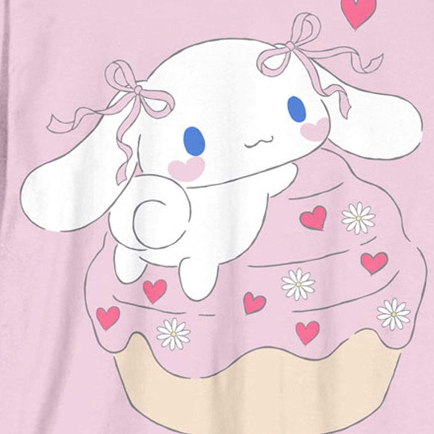 Cinnamoroll (Hello Kitty & Friends) Sanrio Cupcake Long Sleeve Sweatsh ...