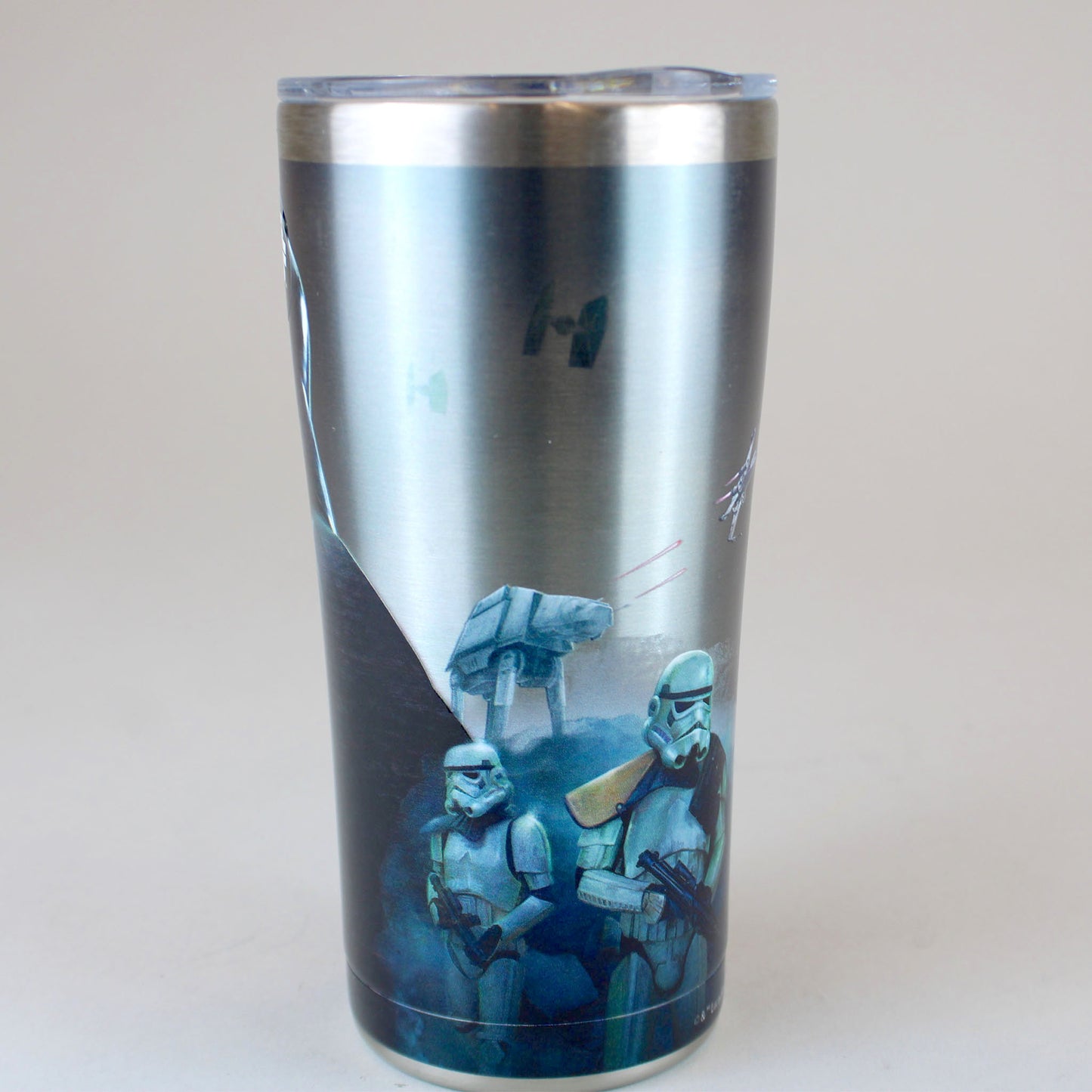 3D Star Wars baby Yoda / Grogu custom 20 oz skinny Stainless steel tumbler  P0322