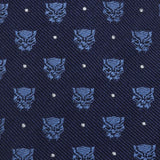 Black Panther Blue Dot Fine Neck Tie