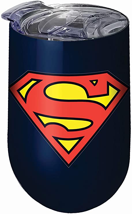Spoontiques 18949 Superman Stainless Steel Bottle, 24 oz, Blue 