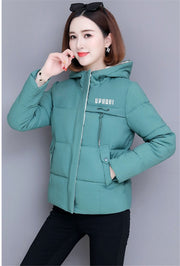 Fashion Winter Jacket Women Cotton Padded Parka Outwear Casual Coat