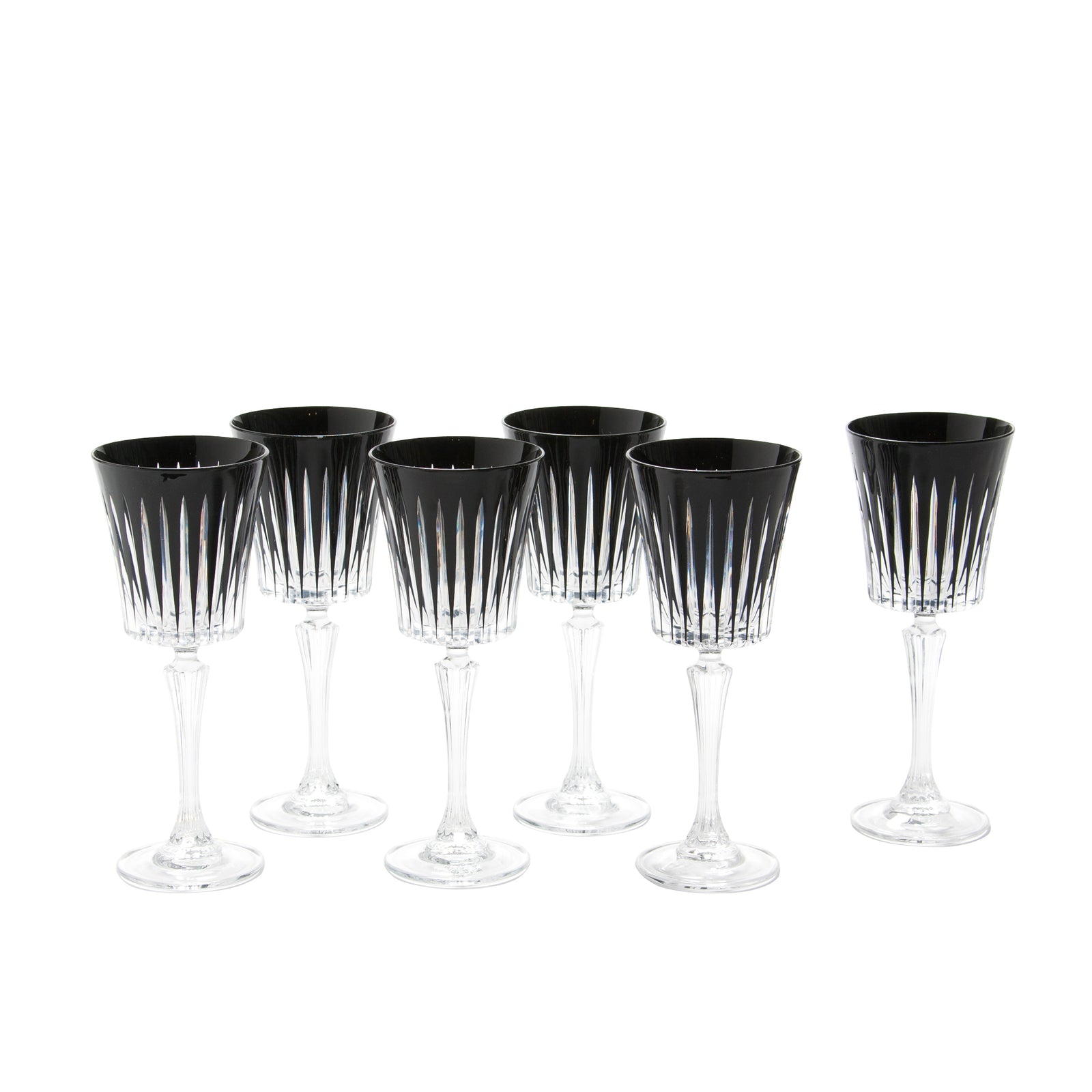 Black Stem Wine Glass - West Coast Event Productions, Inc.