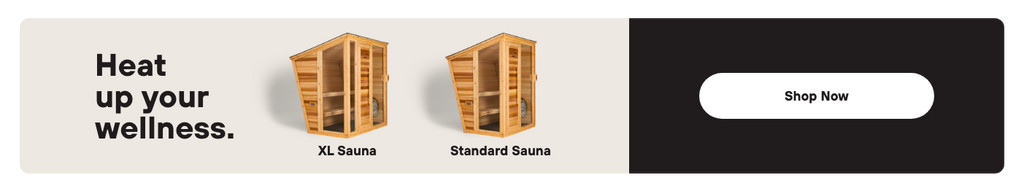 heat up your wellness standard and XL Plunge sauna