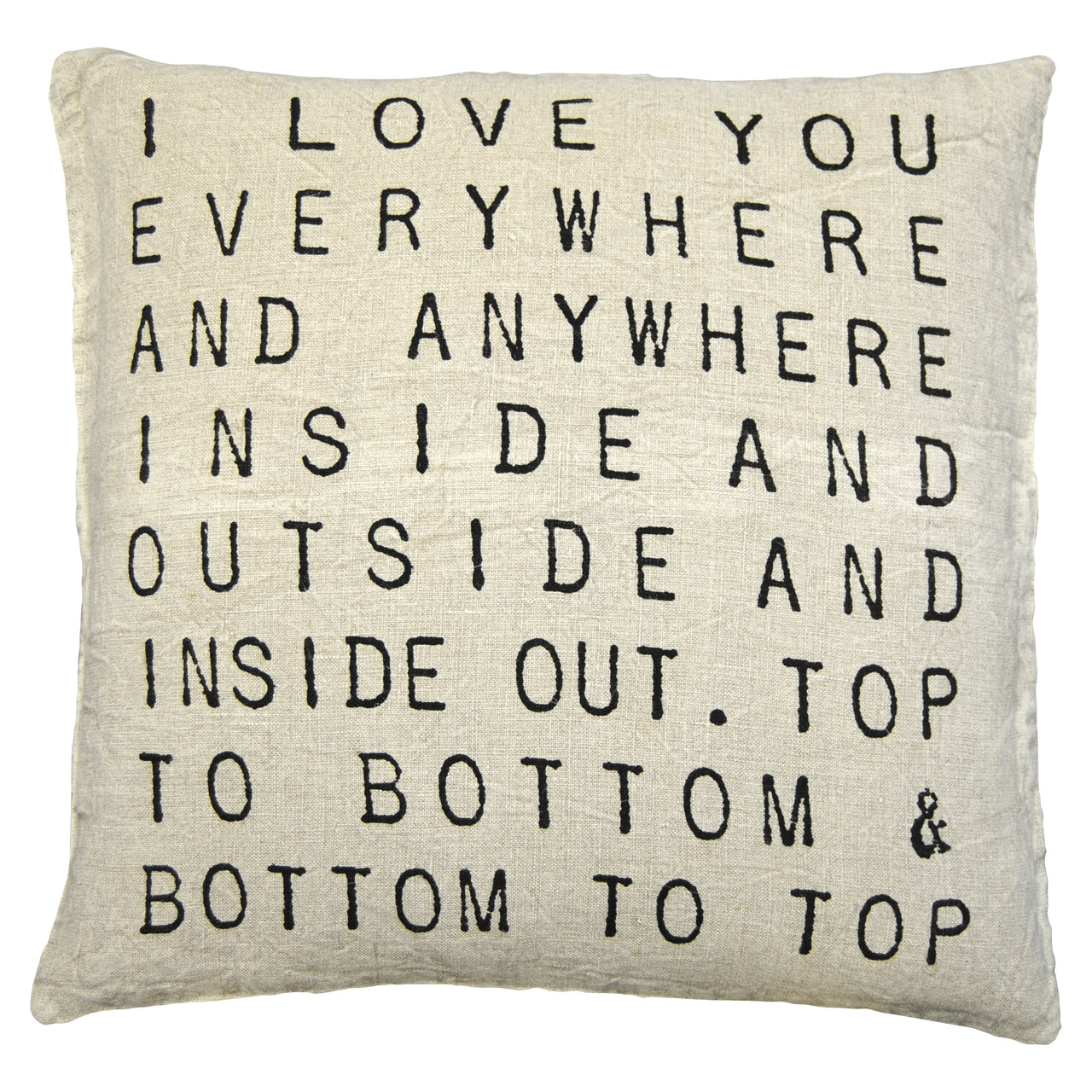 I Love You Everywhere and Anywhere Pillow – LoveFeast Shop