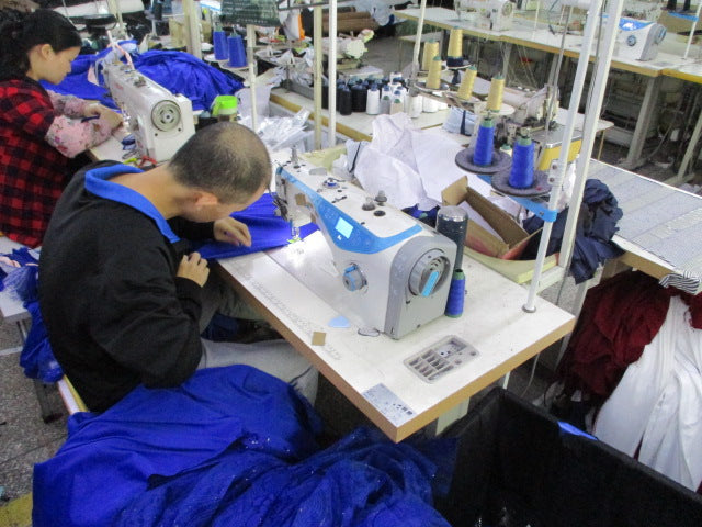Our production facility: Dongguan Lanwo Clothing Co