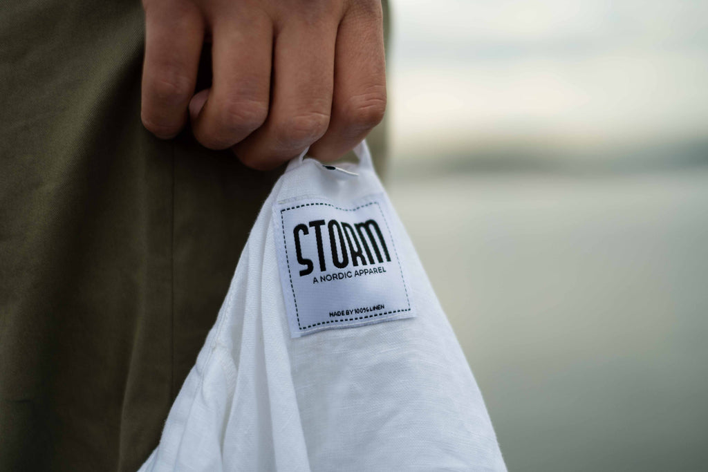 Storm linen shirt is made from high quality Flax material
