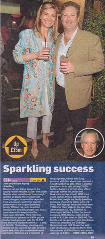 Lucy Asprey wears Memsahib Princess Jacket in Sunday Times Rich List