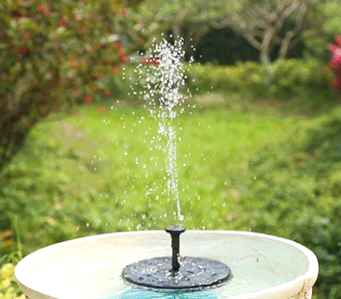 Mini fontaine solaire 62 pompe à eau, bain d'oiseaux flottant, sécuritaires  de jardin, piscine, aquariums
