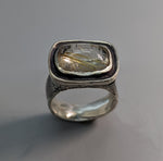 Rutilated Quartz Sterling Silver Ring