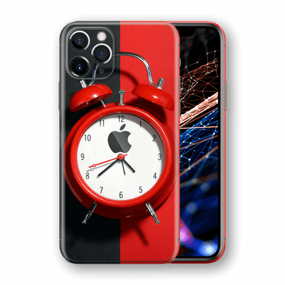 iPhone 11 PRO SIGNATURE RED ALARM Clock Skin, Wrap, Decal, Protector, Cover by EasySkinz | EasySkinz.com