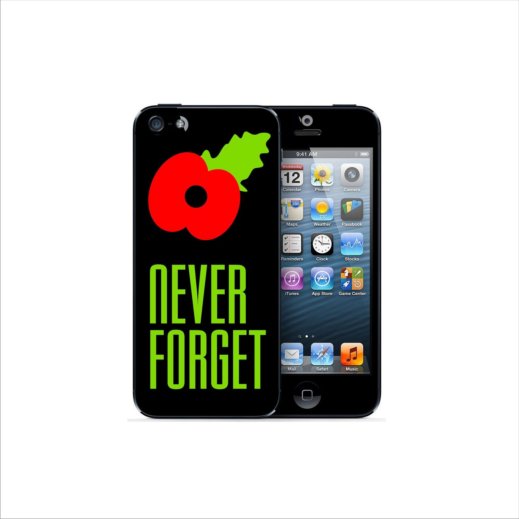 Poppy Never Forget Matt Finish Skin For Iphone 5s 5 4 4s Easyskinz