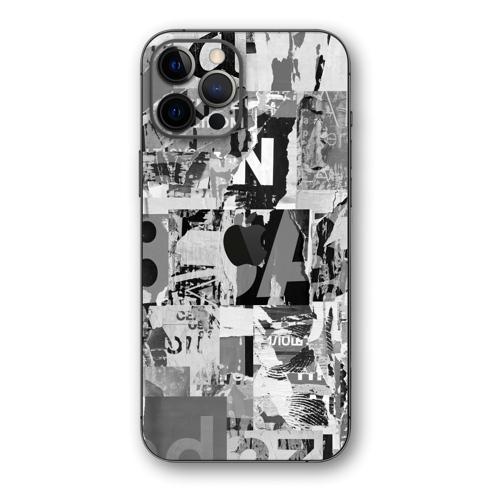 Iphone 12 Pro Black White Poster Skin Wrap Easyskinz