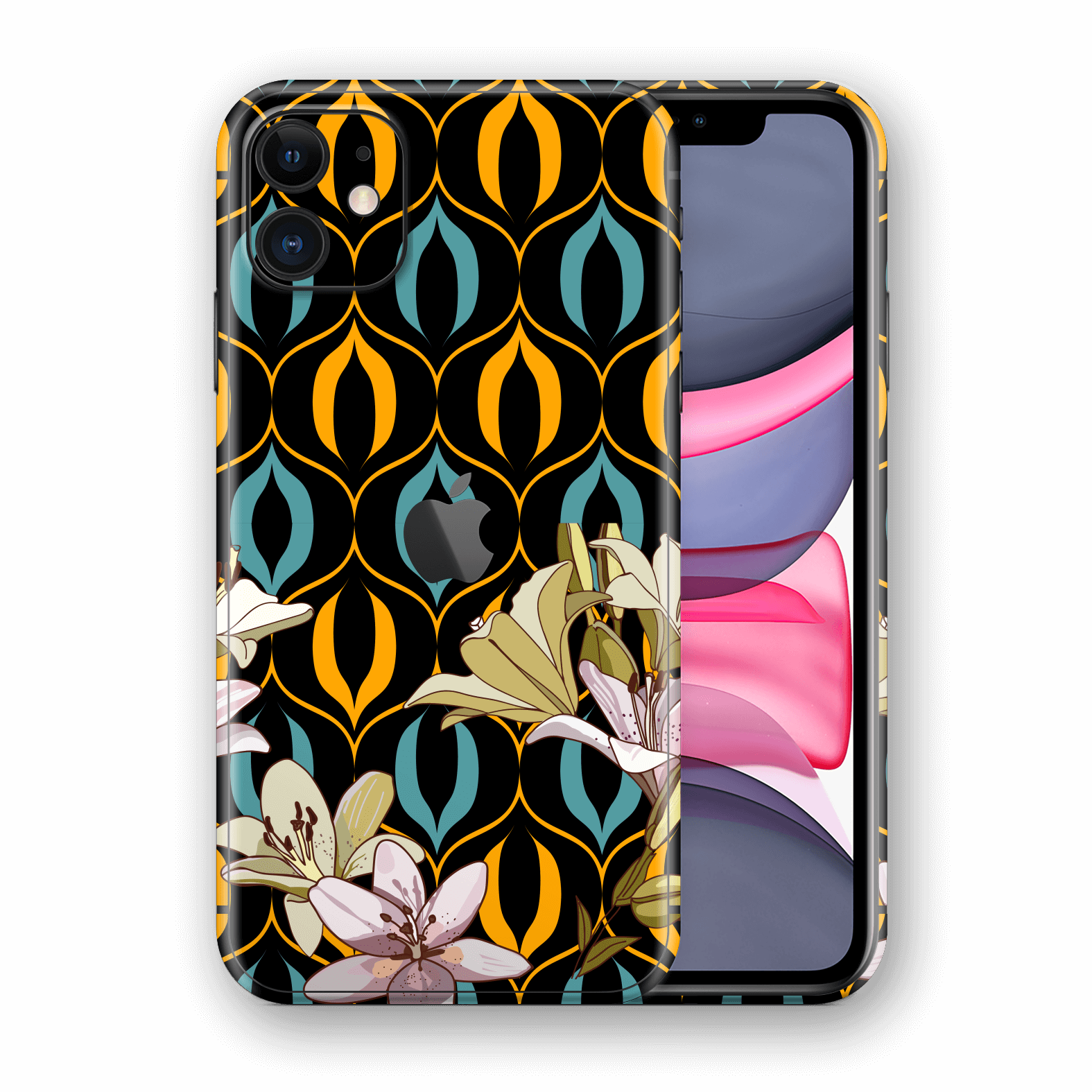 iPhone 11 Rangoli Lilies V1 Skin, Wrap – EasySkinz™