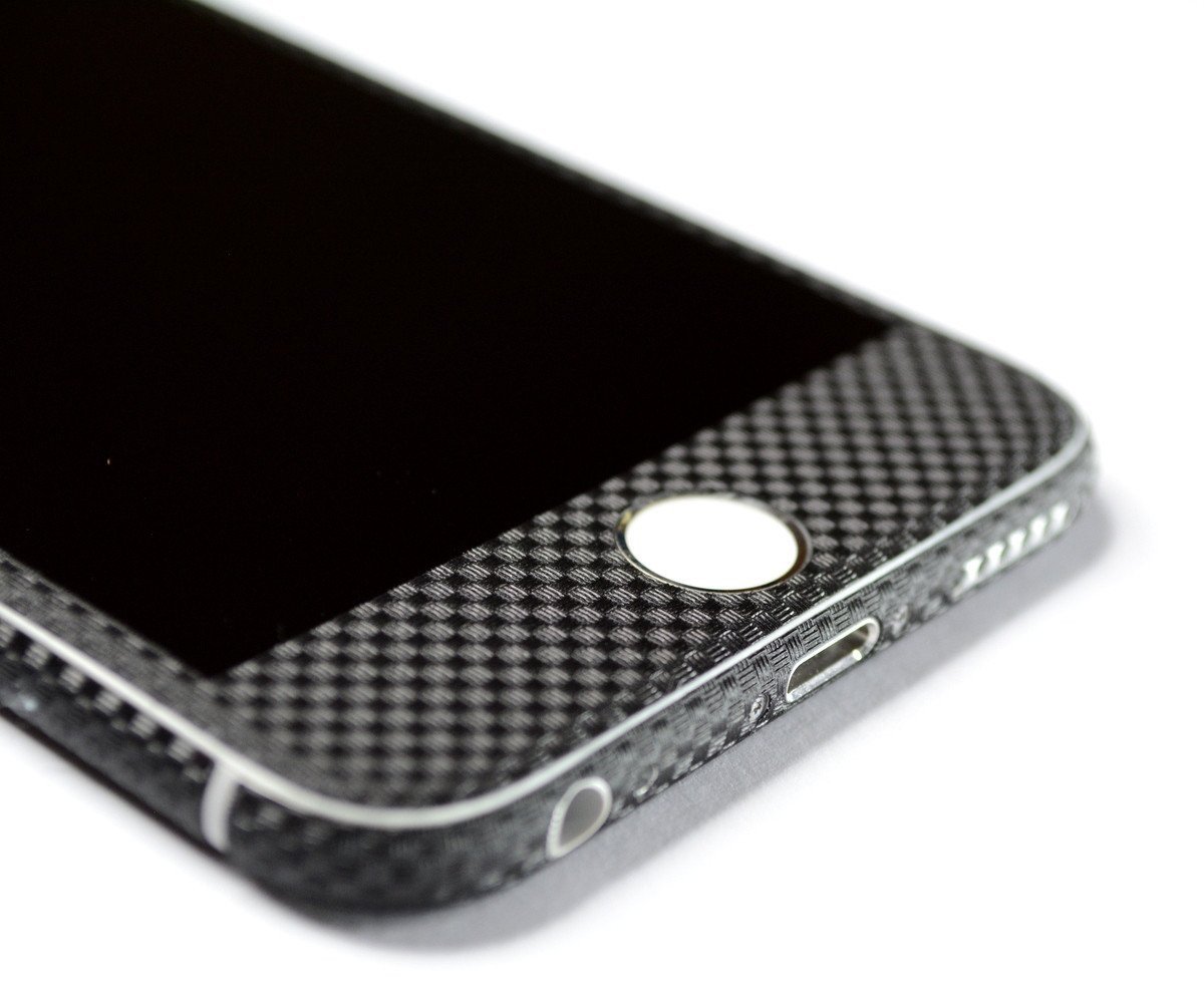 Iphone 6s Micro Black Carbon Fibre Skin Wrap Decal Easyskinz