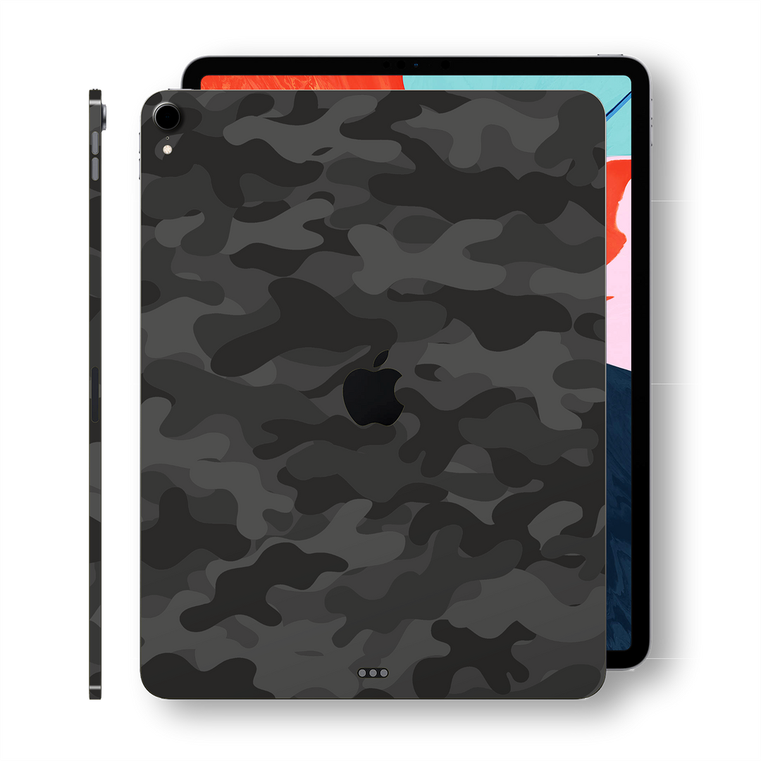 Camo Style - Black and Yellow Camouflage iPad Case & Skin for