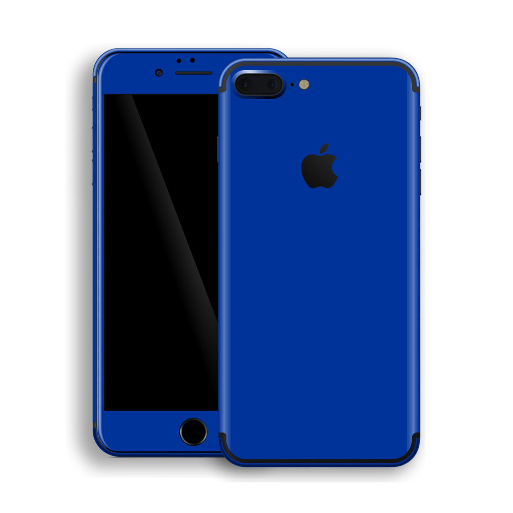 Iphone 7 Plus Glossy Royal Blue Skin Wrap Decal Easyskinz