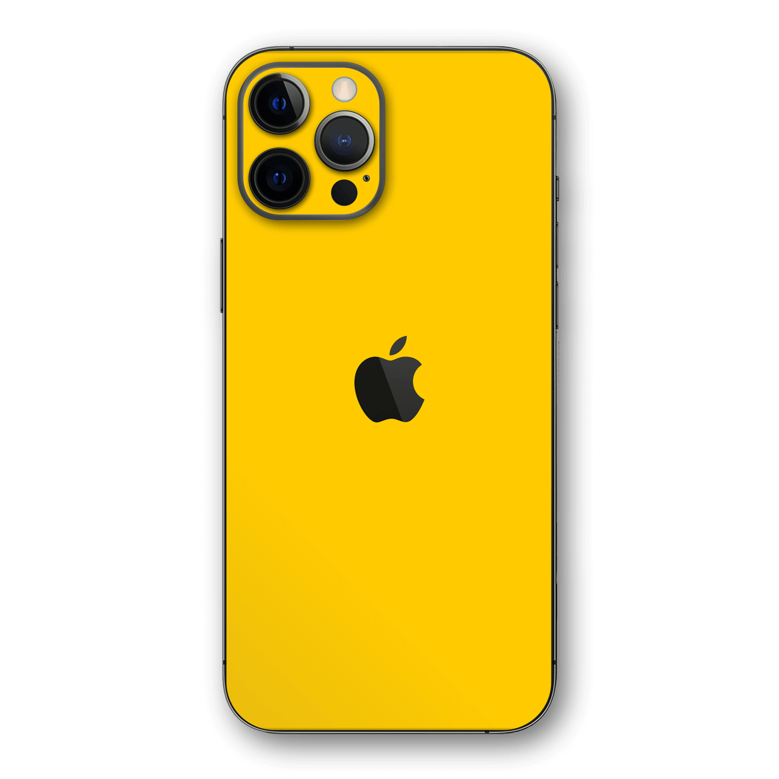 Iphone 12 Pro Max Glossy Golden Yellow Skin Wrap Decal Easyskinz