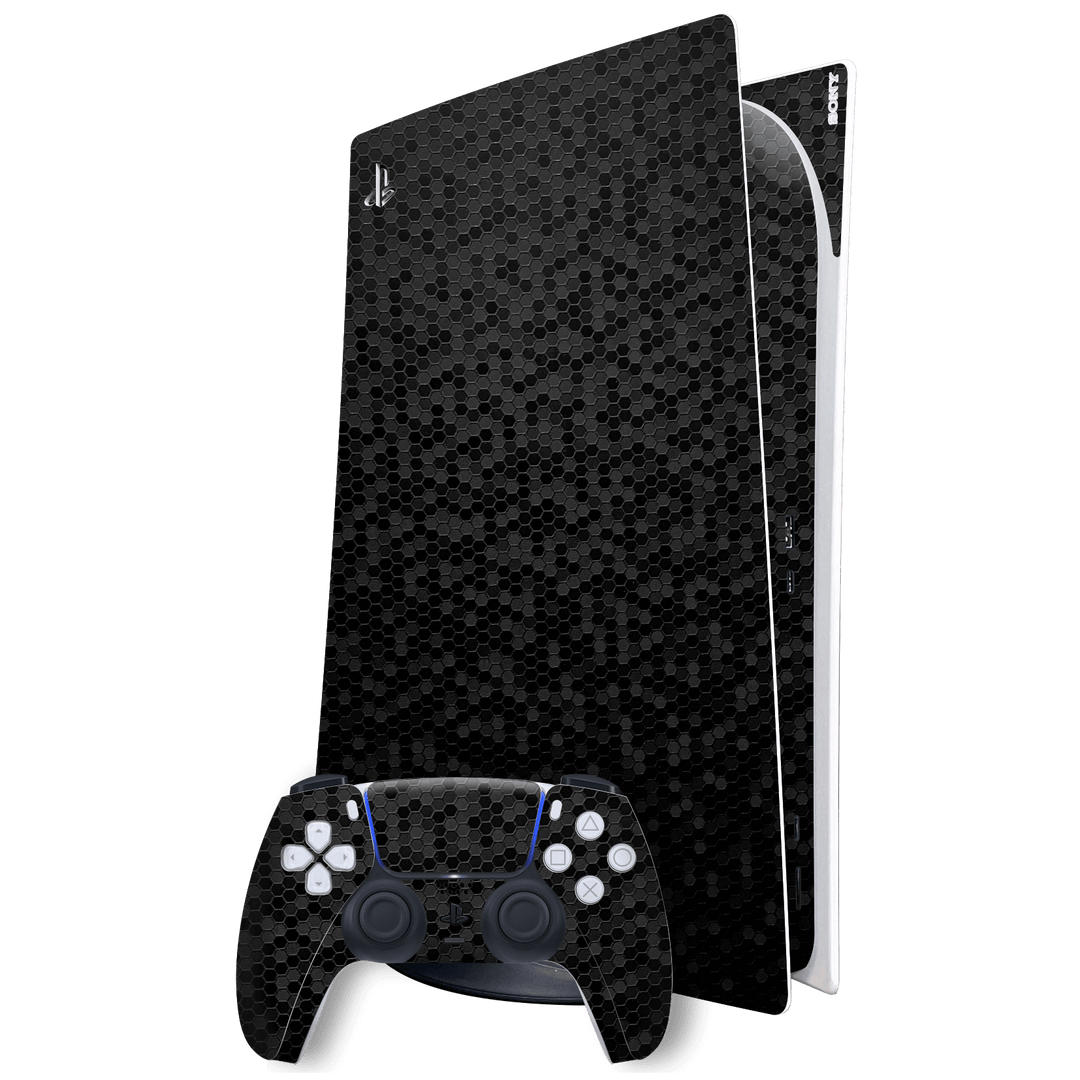 PlayStation 5 (PS5) DIGITAL EDITION 3D Navy Blue HONEYCOMB Skin, Wrap –  EasySkinz™