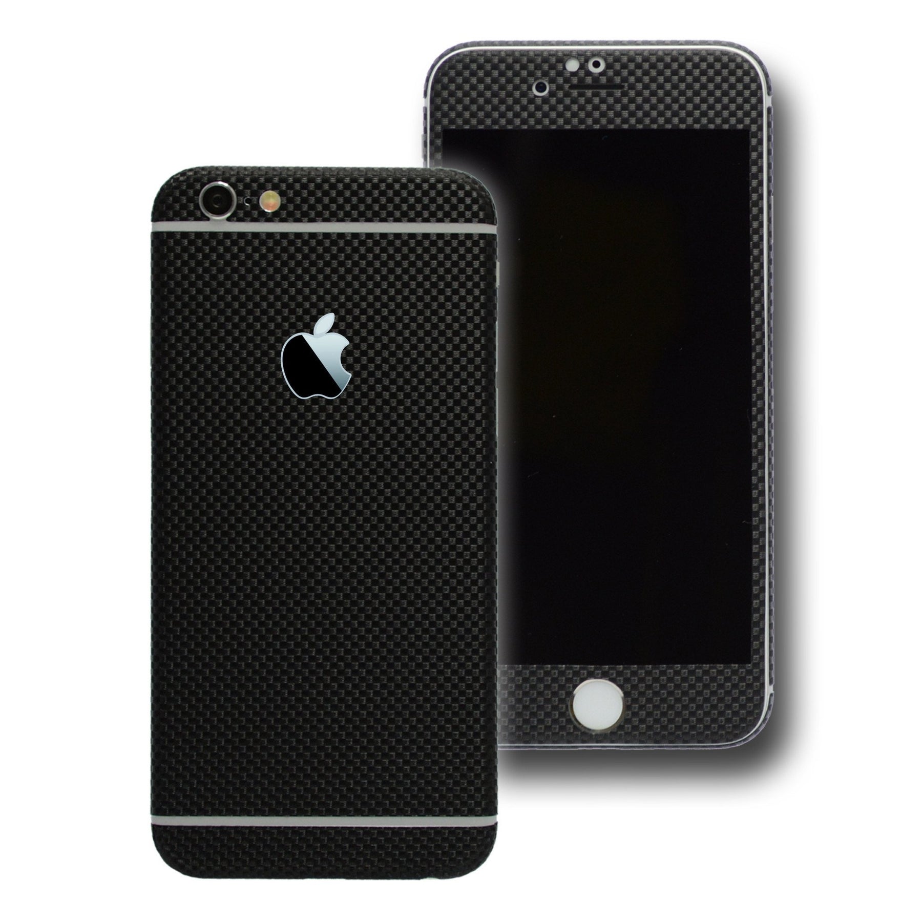 Iphone 6s Micro Black Carbon Fibre Skin Wrap Decal Easyskinz