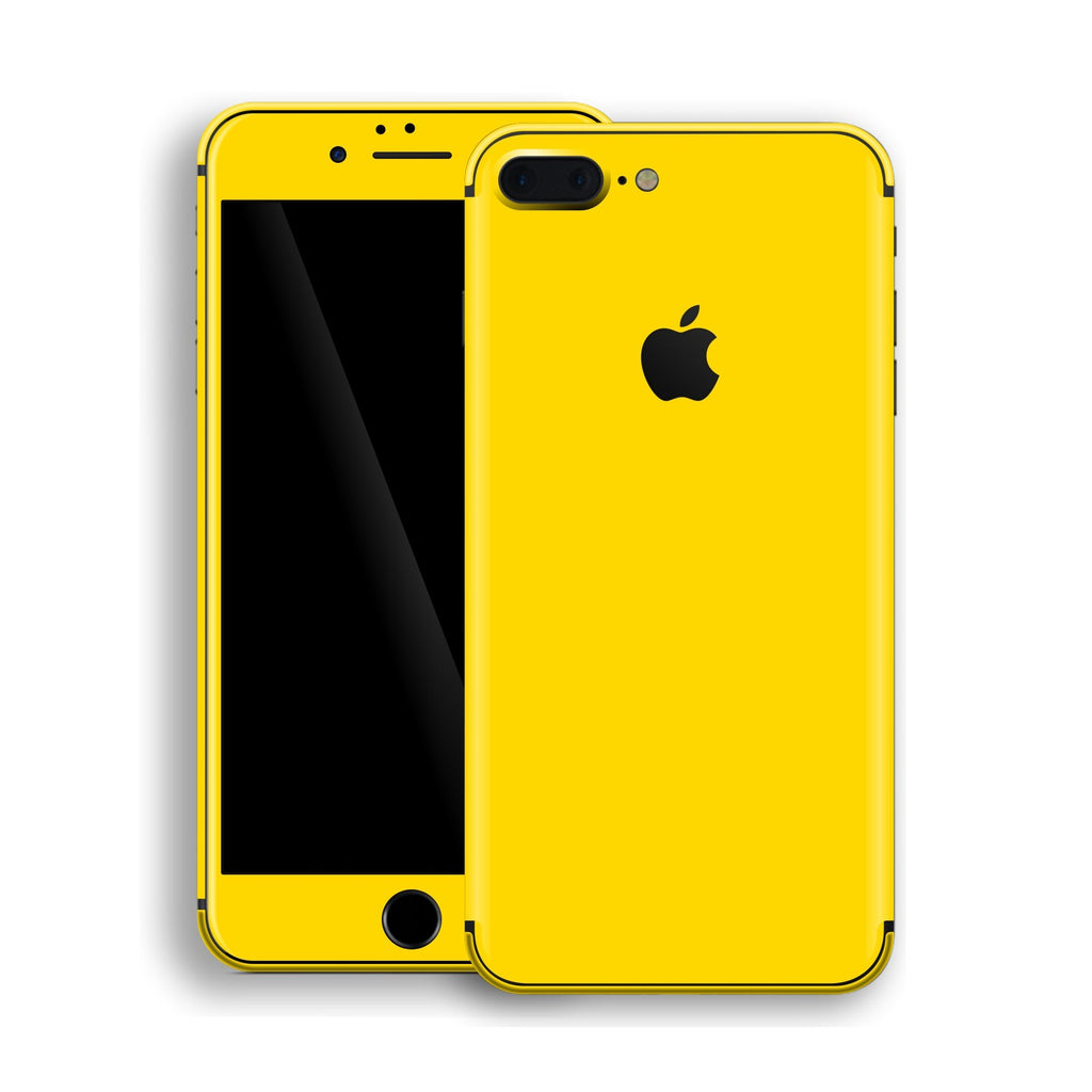 Iphone 8 Plus Glossy Lemon Yellow Skin Easyskinz