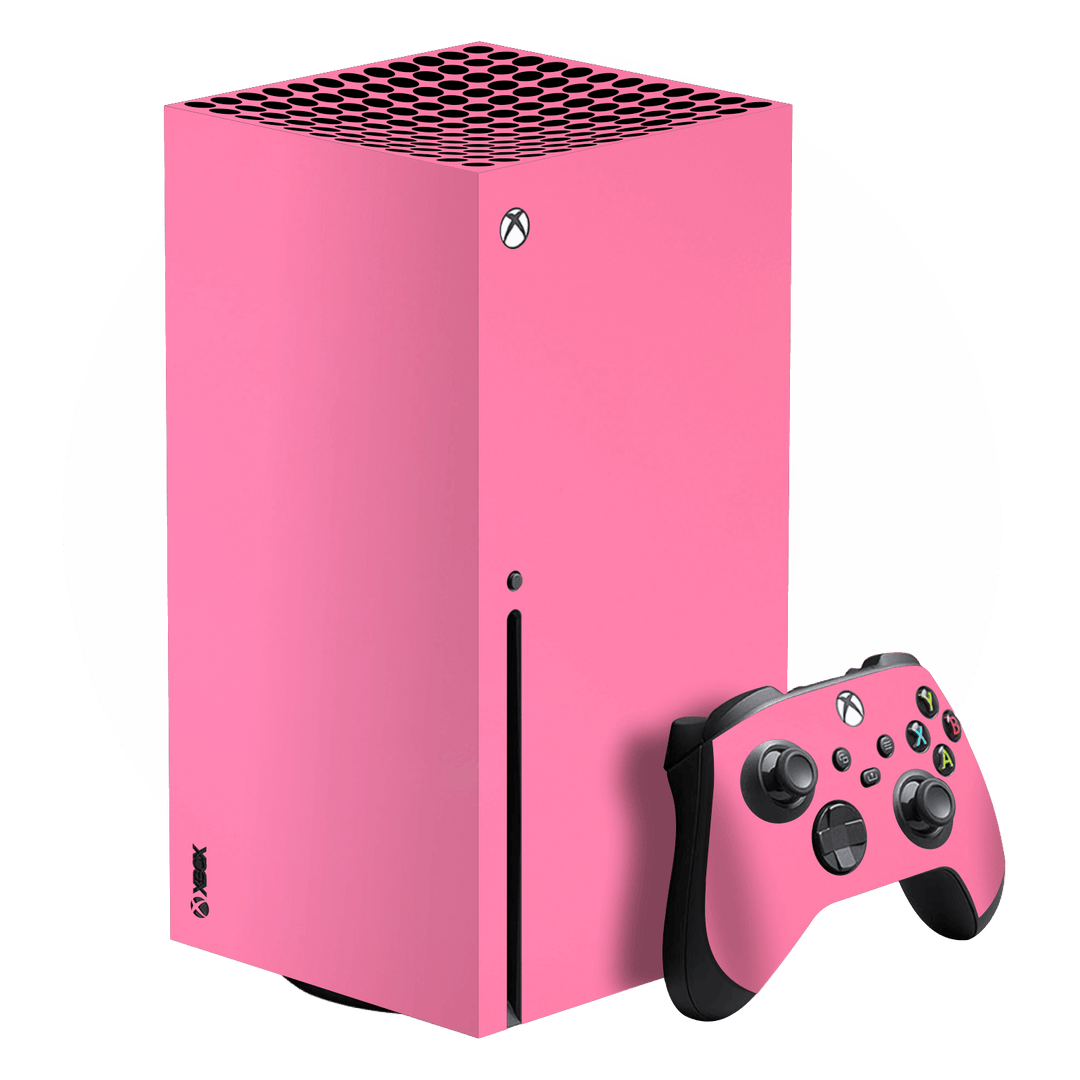 XBOX Series S GLOSSY HOT PINK Skin, Wrap – EasySkinz™