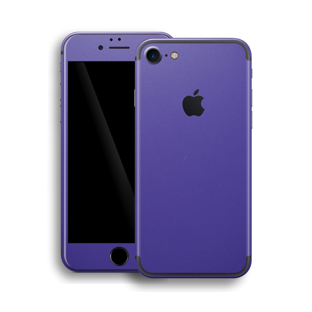 iPhone 7 ROYAL PURPLE MATT Skin, Wrap, Decal - EasySkinz