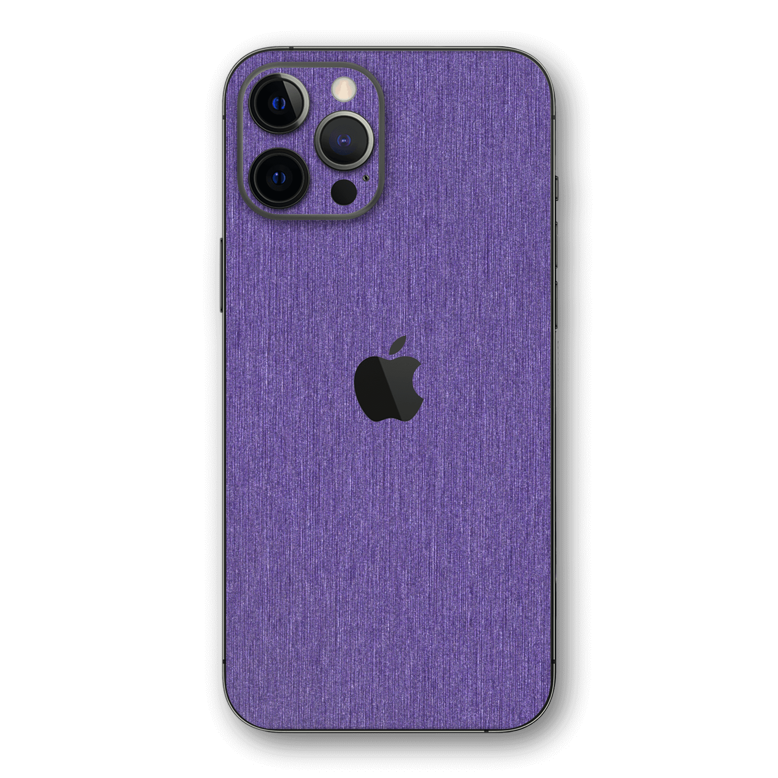 Iphone 12 Pro Max Brushed Purple Metallic Skin Wrap Decal Easyskinz