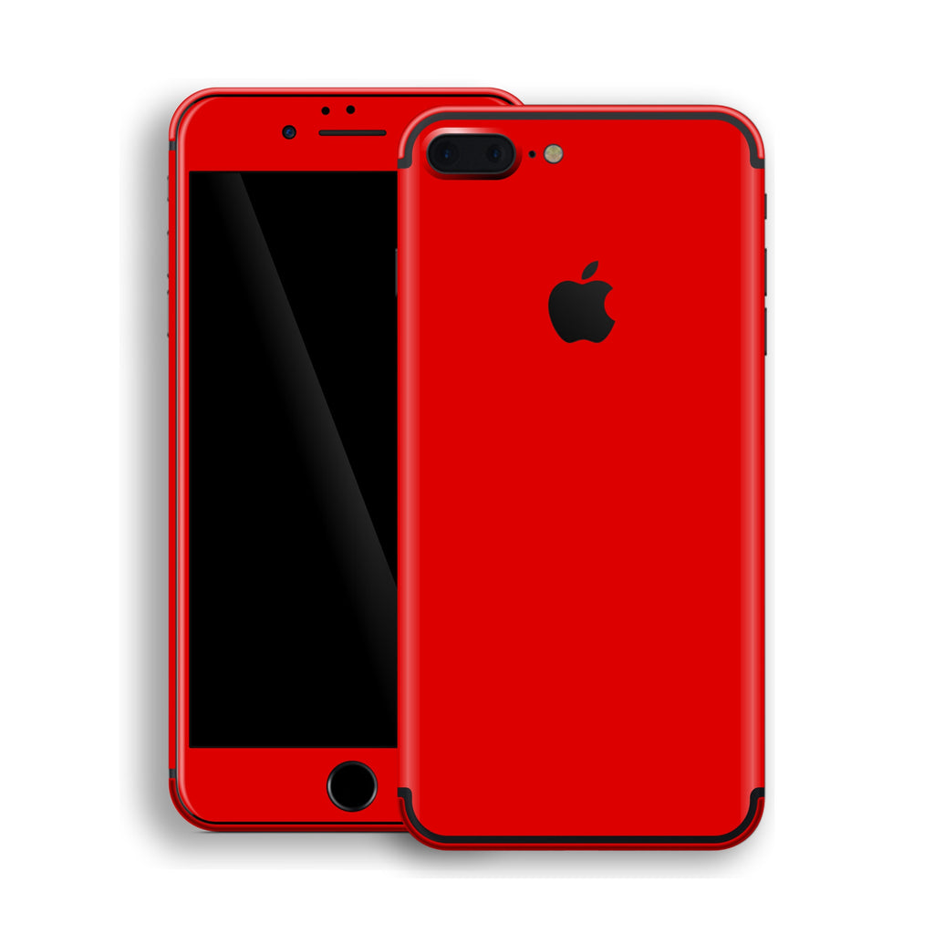 iPhone 7 PLUS RED MATT Skin, Wrap, Decal - EasySkinz