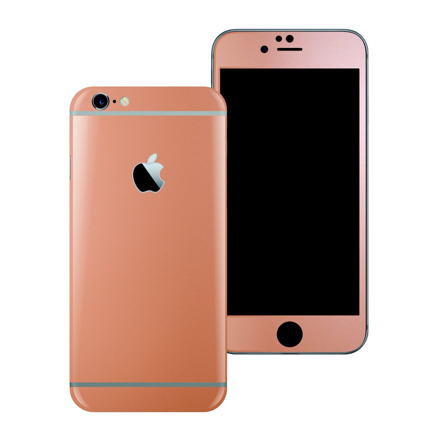iPhone 6 Plus ROSE GOLD Matt Metallic Skin/Wrap/Decal ...