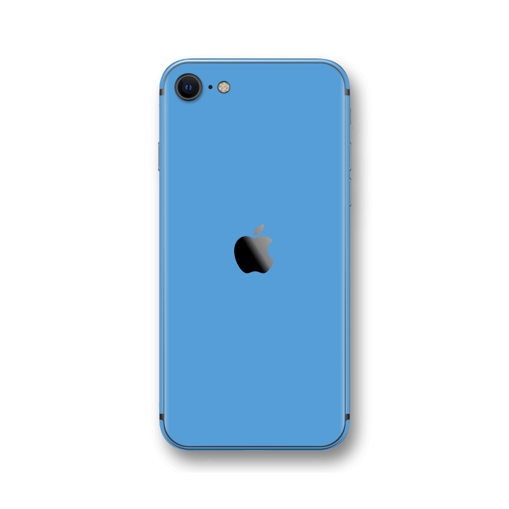 Iphone Se Gloss Sky Blue Skin Wrap Decal Easyskinz