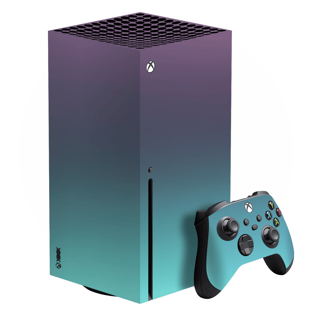 Wrap Skin Decal For XBOX SERIES X CONSOLE - Designer Fashion Luxury French L  V