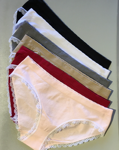 Buy Bebe women 4 pack seamless thongs panty red pink black grey Online