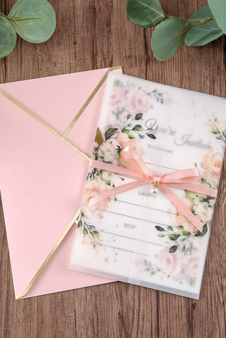 Pink Affordable Wedding Invitations | Amazon