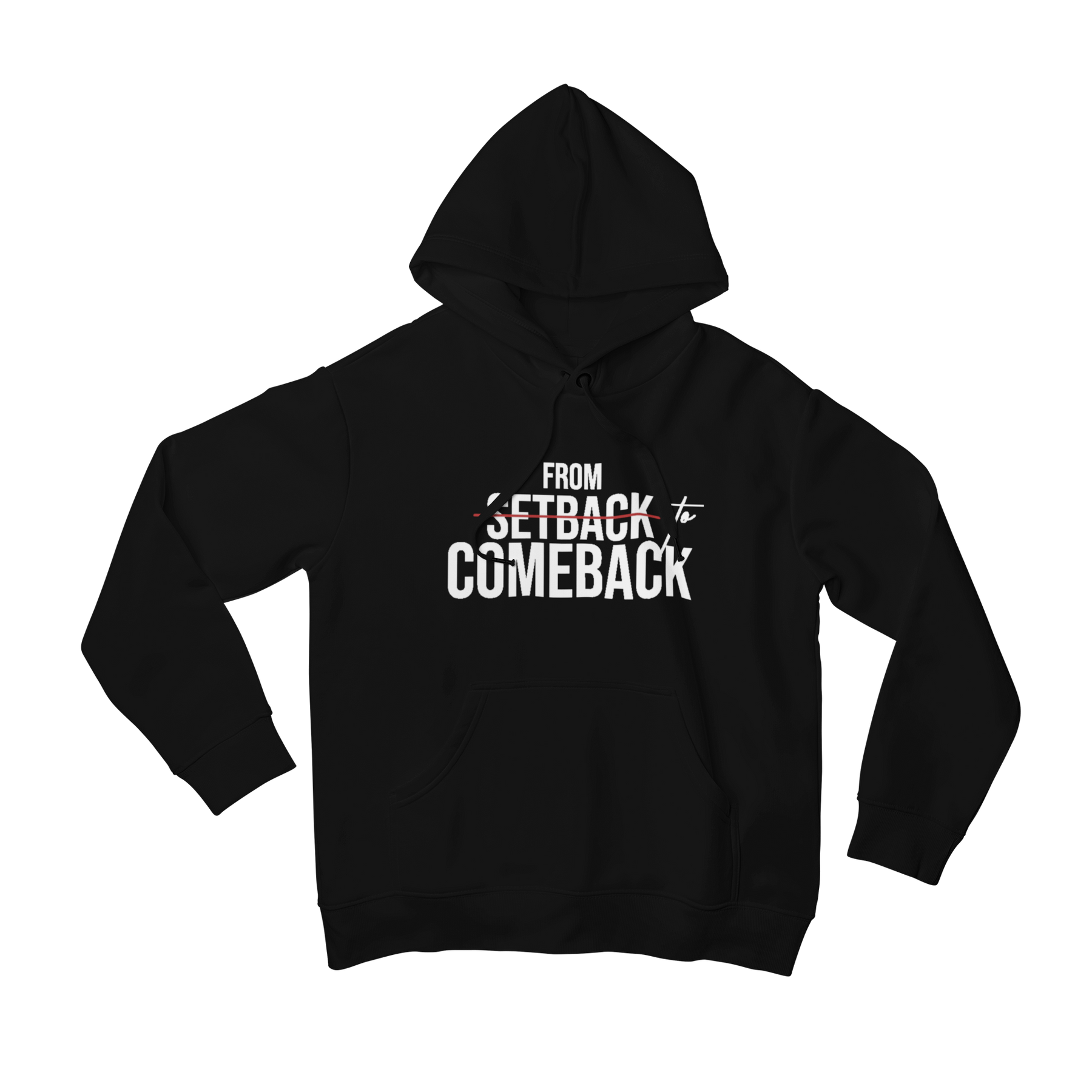 From Setback to Comeback" Unisex Hoodie (MORE COLORS AVAILABLE) Jamila T. Davis