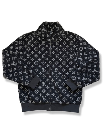 Damier Signature Zip-Through Cardigan - Men - Ready-to-Wear