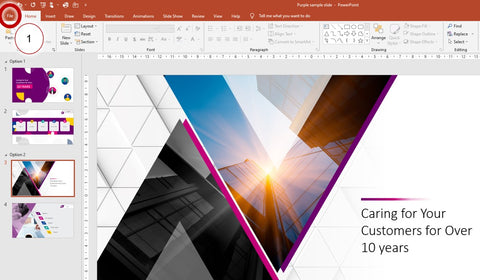 how to open templates in PowerPoint