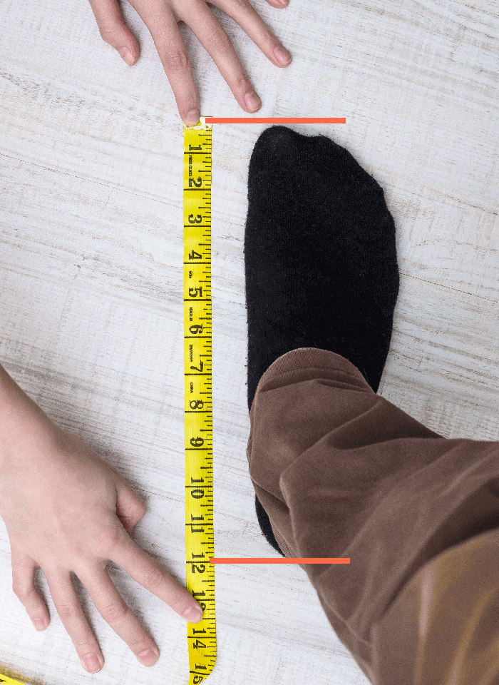 How to measure shoes Baubax