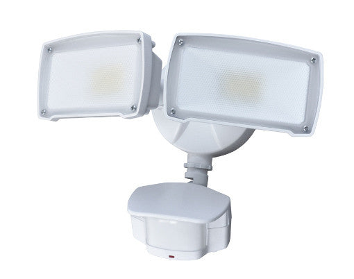 20W Modern Series Dual Head Motion Flood Light - aspectLED