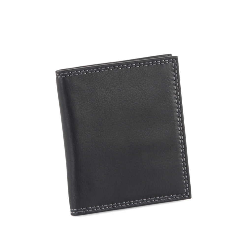 300703-BL Credit Card Case in Black Leather | Style n Craft