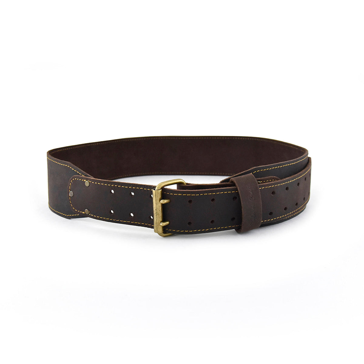 3 Inch Wide Tapered Work Belt in Oiled Leather | Style n Craft | # 74054