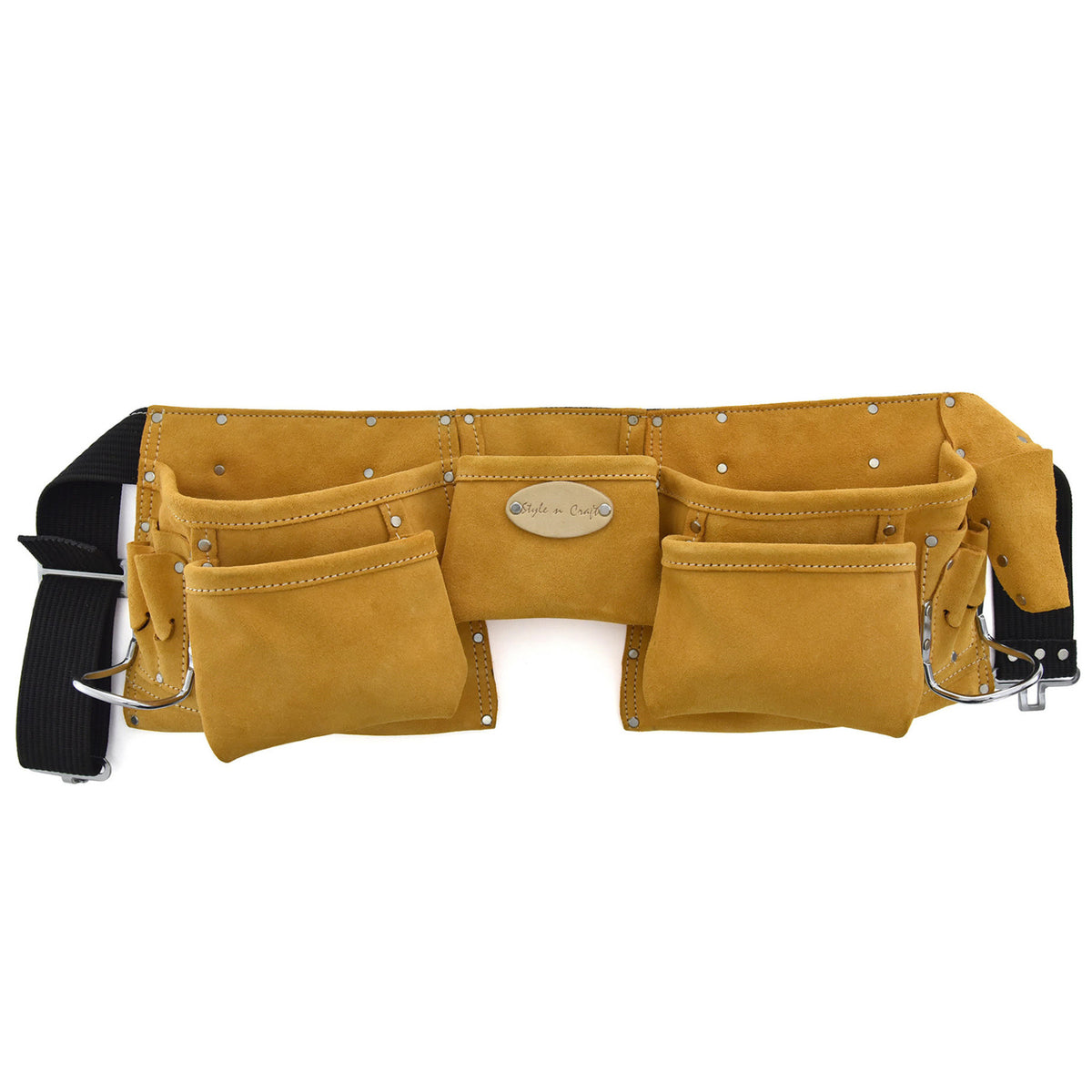 Suede Tool Belt | 11 Pocket Carpenter's Tool Belt in Suede Leather at ...