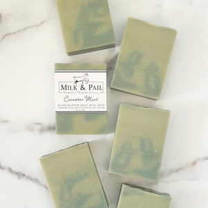Cucumber Mint Goat Milk Soap Bar - Twisted Mule Mercantile