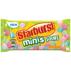 sours starburst mini unwrapped