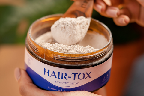 hair detox - mineral deposit