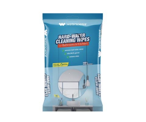 Hard Water Wipes for bathroom and kitchen