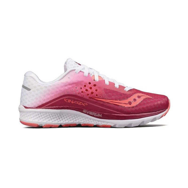 Kinvara 8 Road Running Shoes-Pink/White 