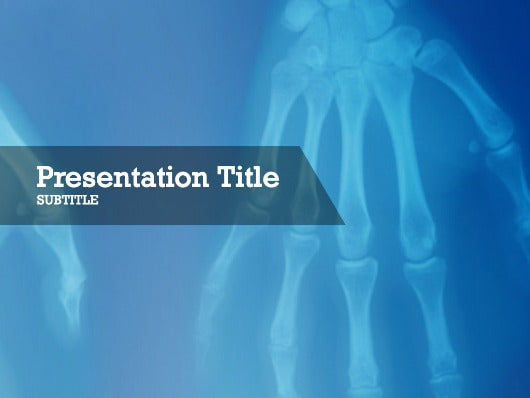 Free X-Ray Powerpoint template and Google Slides theme With Radiology Powerpoint Template