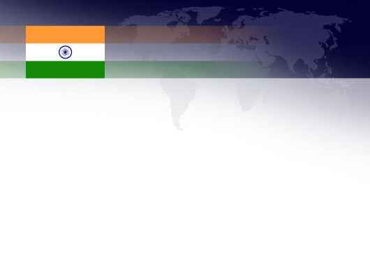 Free flag of India Powerpoint template and Google Slides theme