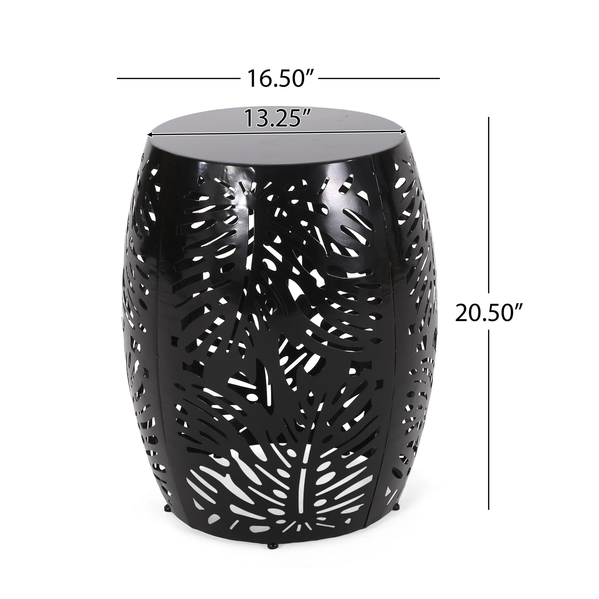 Large Modern Design Metal End Table
